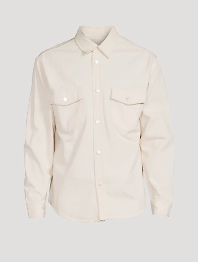 Cotton Denim Slim-Fit Shirt