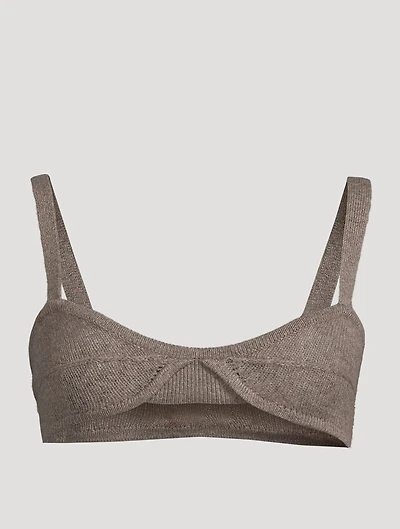 The Eda Cashmere Bralette