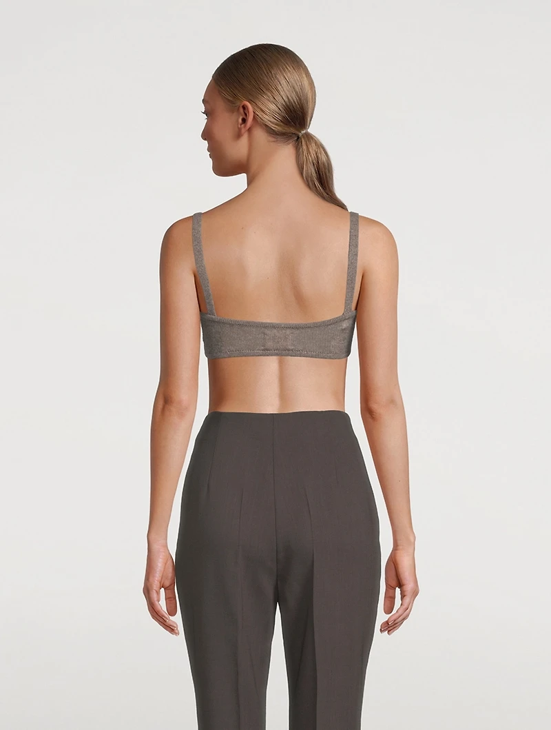The Eda Cashmere Bralette