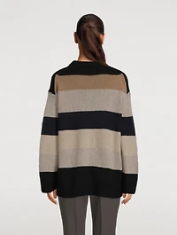 The Jade Striped Cashmere Sweater