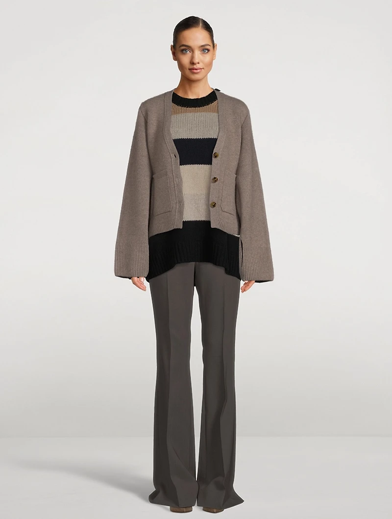 The Jade Striped Cashmere Sweater