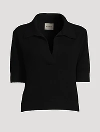 The Jo Shrunken Polo Sweater
