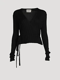 The Bambi Silk Wrap Cardigan