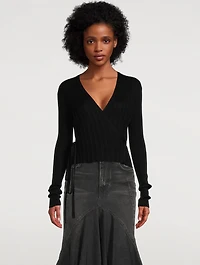 The Bambi Silk Wrap Cardigan
