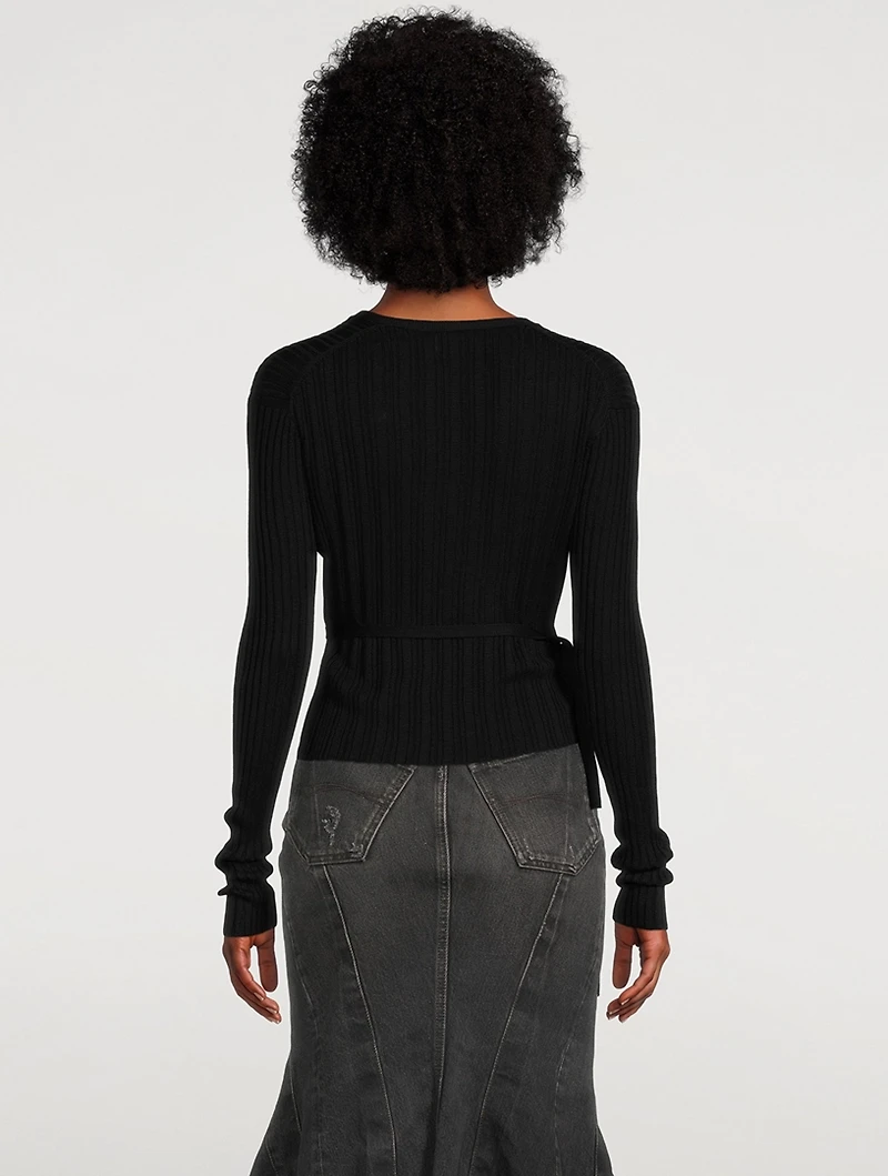 The Bambi Silk Wrap Cardigan