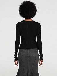 The Bambi Silk Wrap Cardigan
