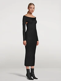 The Marisole Off-The-Shoulder Knit Dress