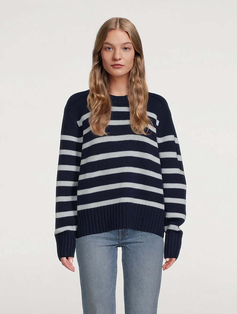 The Mae Striped Cashmere Sweater