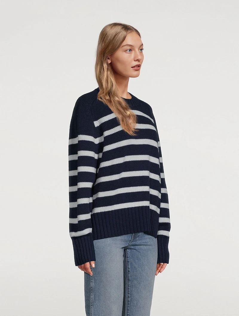 The Mae Striped Cashmere Sweater