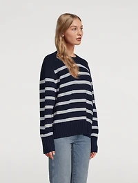 The Mae Striped Cashmere Sweater