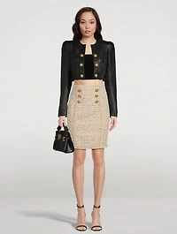Tweed Pencil Skirt