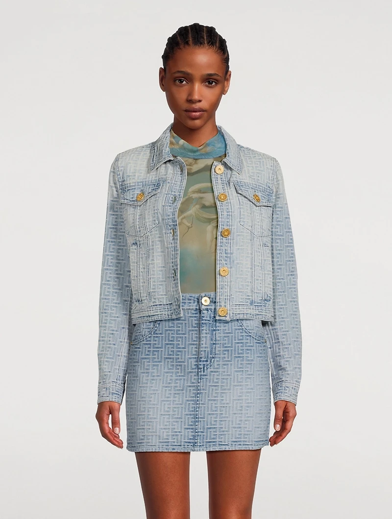 Monogram Denim Jacket