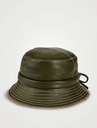 Le Bob Mentalo Leather Fisherman Hat
