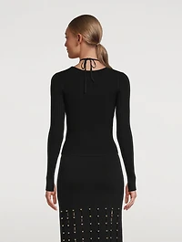 Alexia Ribbed Sweetheart Top
