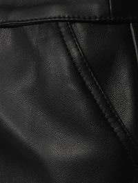 Tessa Vegan Leather Tie-Waist Pants