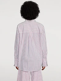 Ribiero Oversized Shirt Stripe Print