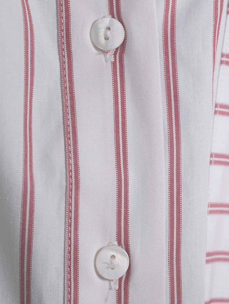 Ribiero Oversized Shirt Stripe Print