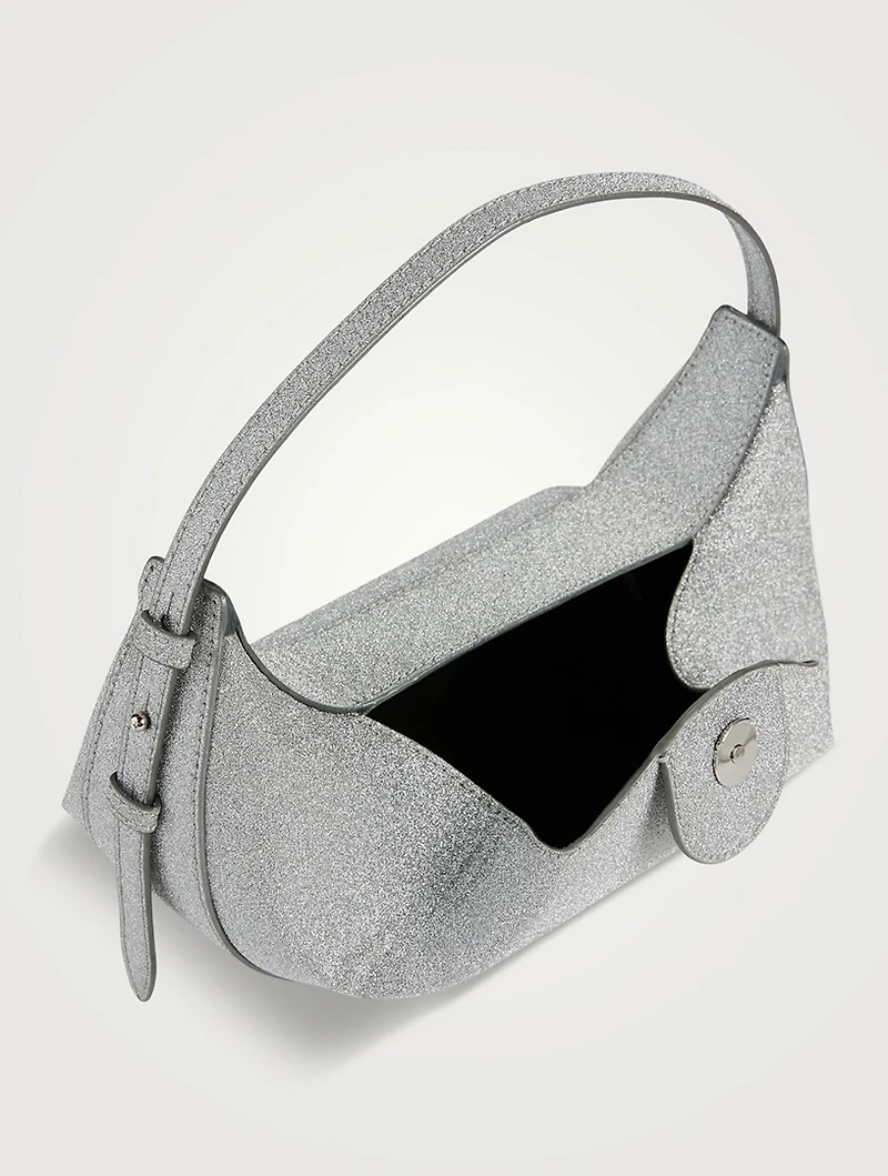 Mini Fortune Cookie Glitter Shoulder Bag