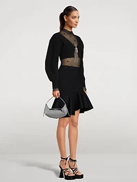 Mini Fortune Cookie Glitter Shoulder Bag