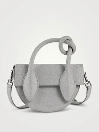 Pretzel Glitter Top Handle Bag