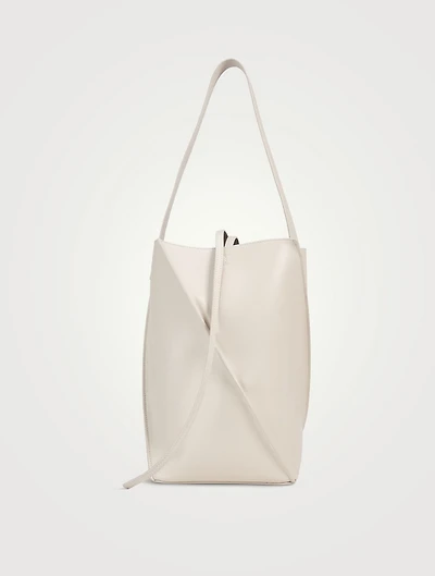 Swirl Leather Tote Bag