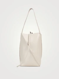 Swirl Leather Tote Bag