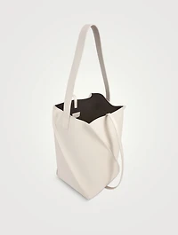 Swirl Leather Tote Bag