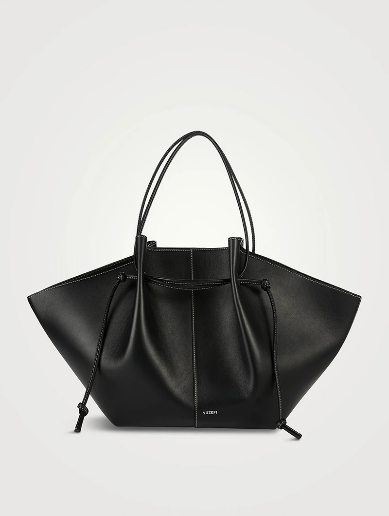 Large Mochi Leather Tote Bag