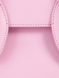 Pretzel Leather Top Handle Bag