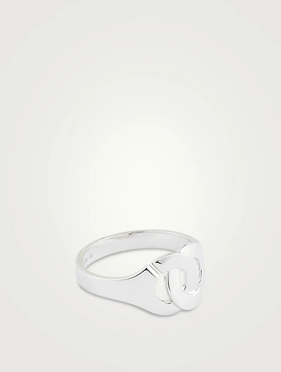 Menottes R10 18K White Gold Ring