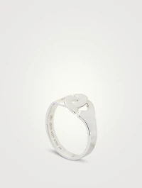 Menottes R10 18K White Gold Ring