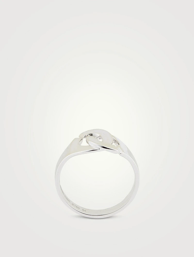 Menottes R10 18K White Gold Ring