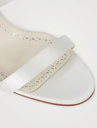 Chivela Embellished Satin Mules