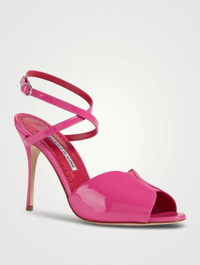 Hourani Patent Leather Sandals
