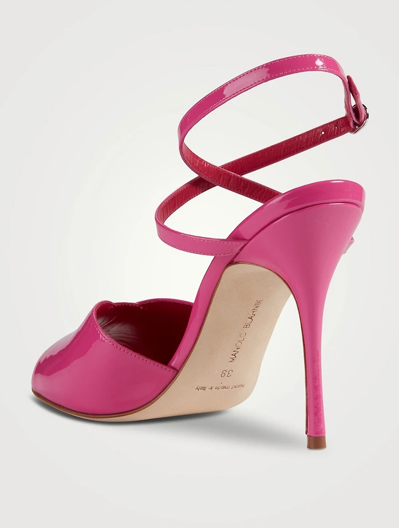 Hourani Patent Leather Sandals