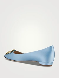 Hangisi Satin Ballet Flats