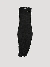 Keyboard Crinkled Midi Dress