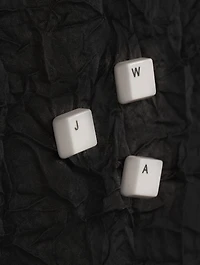 Keyboard Crinkled Midi Dress