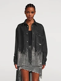 Embellished Denim Shirt