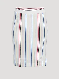 Viscose Mesh Pencil Skirt