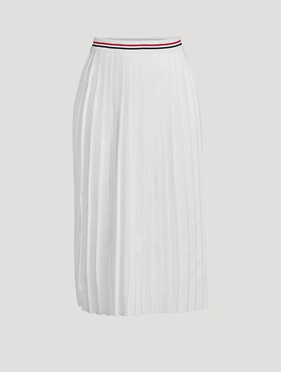 Pleated Midi Skirt