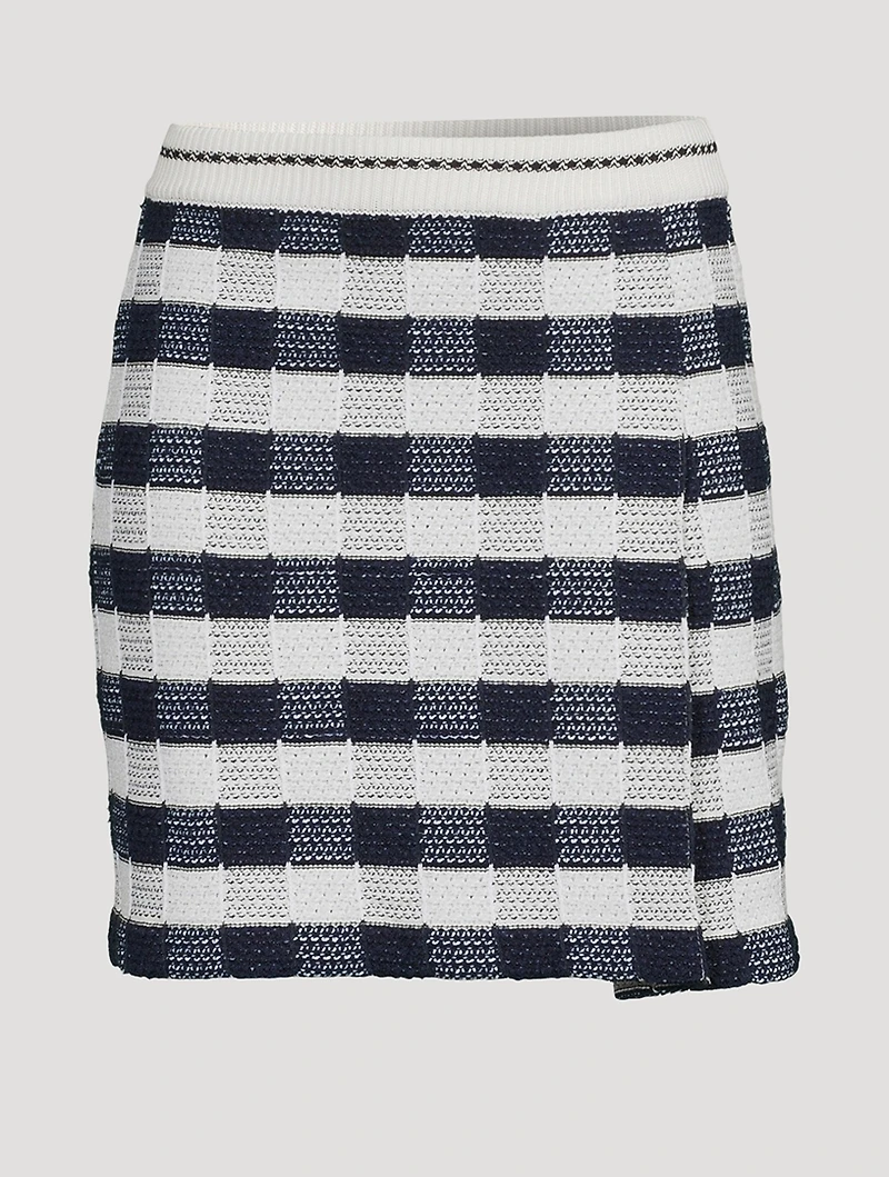 Gingham Mini Skirt