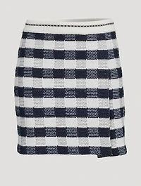 Gingham Mini Skirt