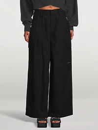Compact Cotton Cargo Pants