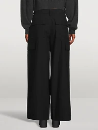 Compact Cotton Cargo Pants