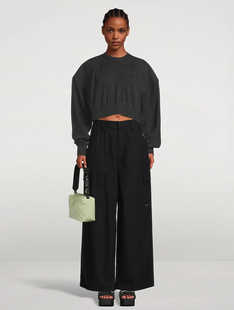 Compact Cotton Cargo Pants