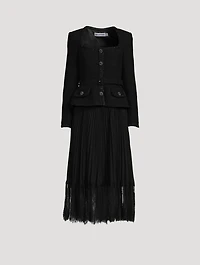 Tailored Bodice Midi Dress