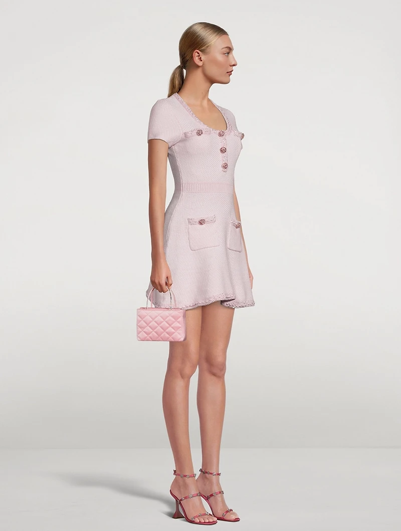 Cotton Knit Mini Dress