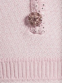 Cotton Knit Mini Dress