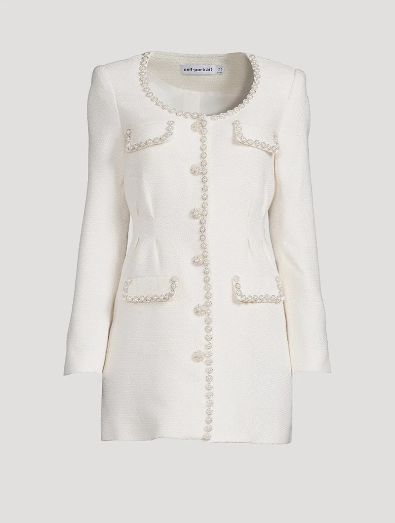 Boucle Tailored Mini Dress